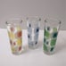Vintage Mid-Century Cerve Tall Shot Glasses, Set Of 3, Italy Amoeba Barware MCM