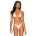 L*Space Brittany Bikini Top in All Swirled Up Large New Womens Swimsuit