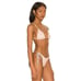 L*Space Brittany Bikini Top in All Swirled Up Large New Womens Swimsuit