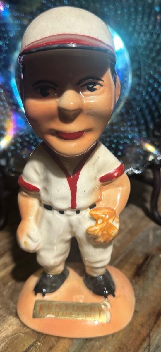 Vintage Kentucky Fair Reds piggy Bank