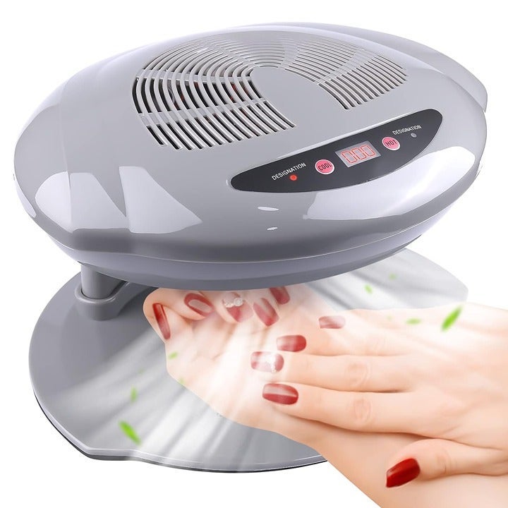 Nail Dryer,400W Air Nail Fan Blower Dryer Machine Auto Induction Warm and Cool