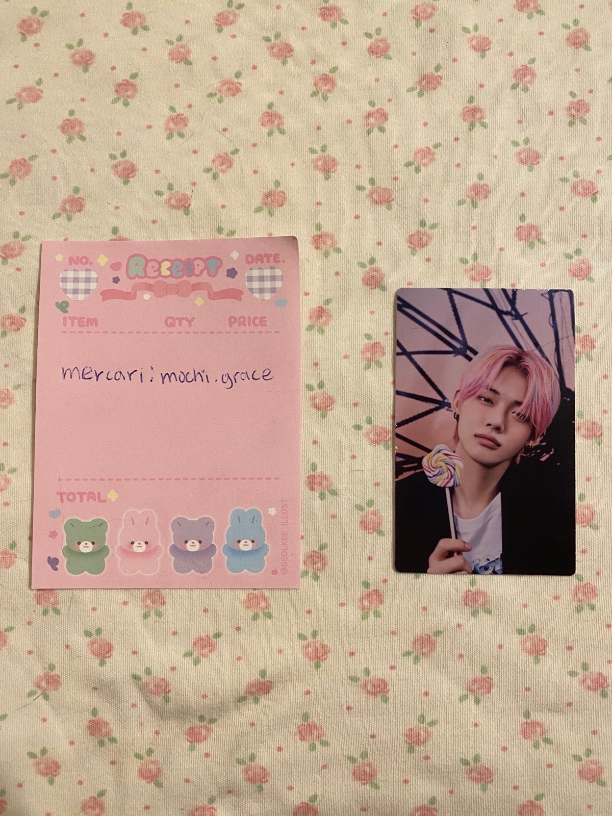 RARE txt yeonjun blue hour sound wave lucky draw photocard