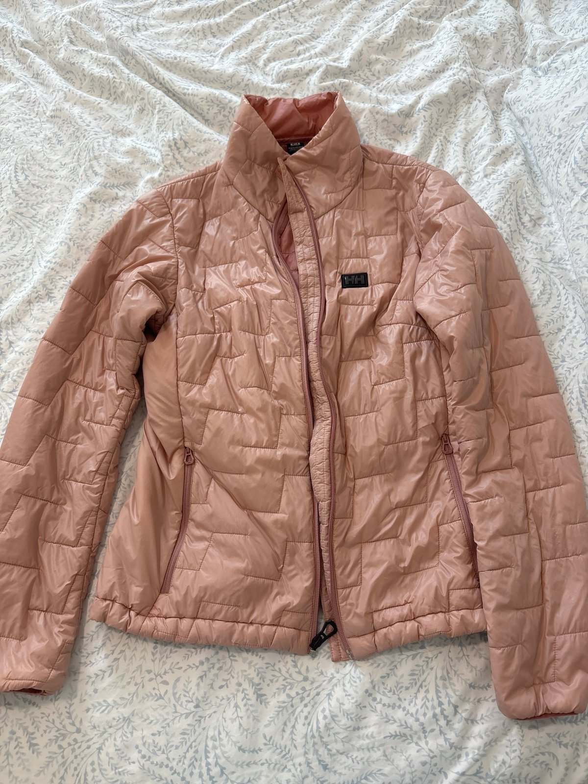 Helly Hansen pink puffer