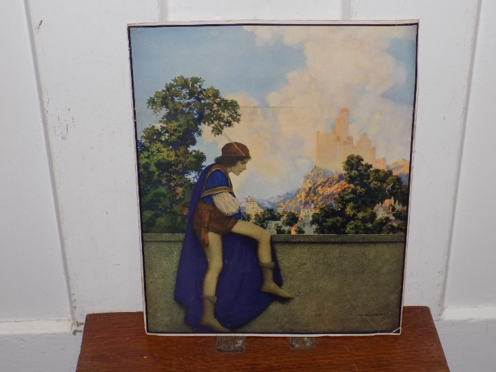 Vintage Maxfield Parrish The Page Print by The House of Art