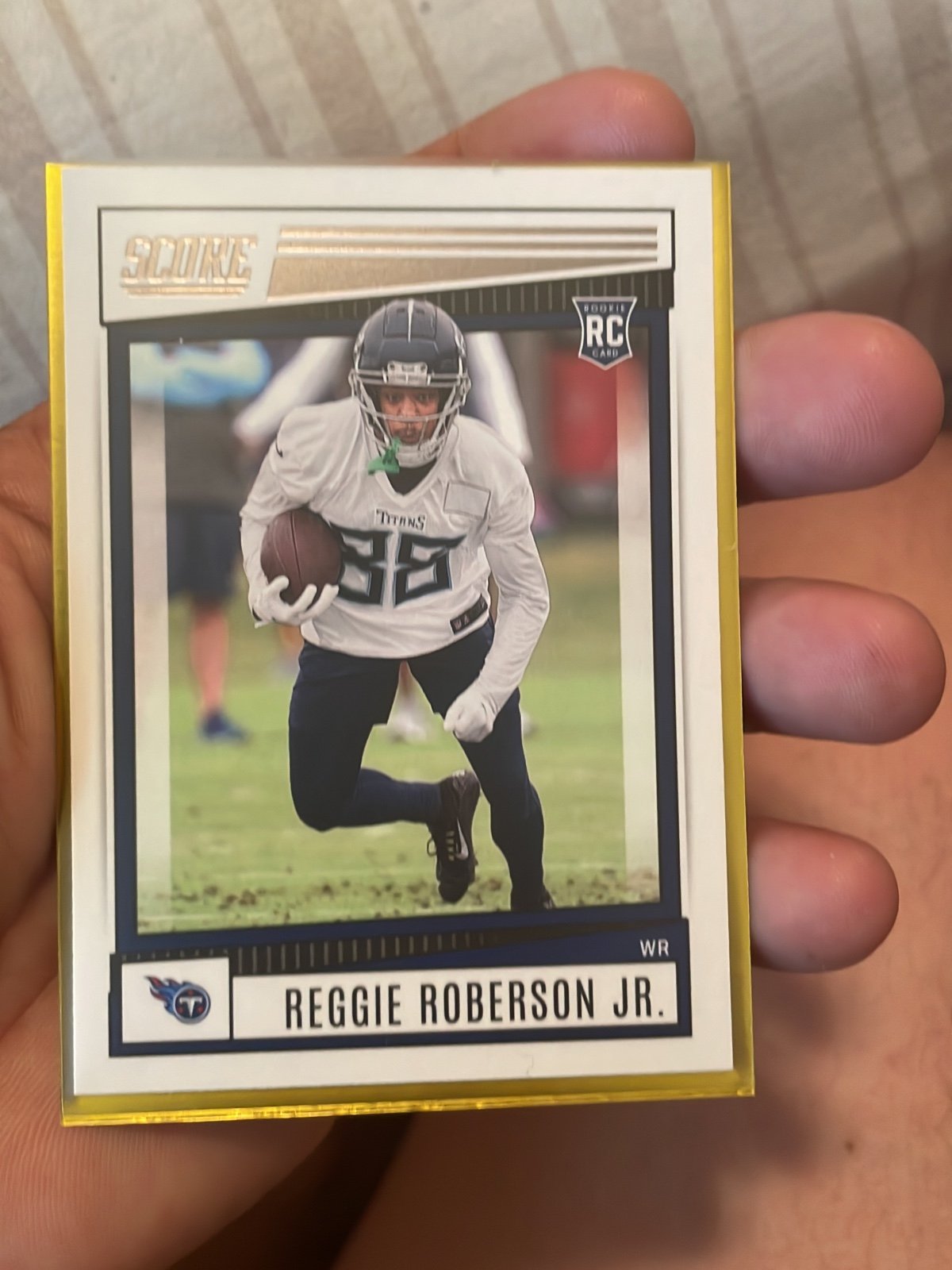 Brand new Reggie Roberson Jr. Rookie Card