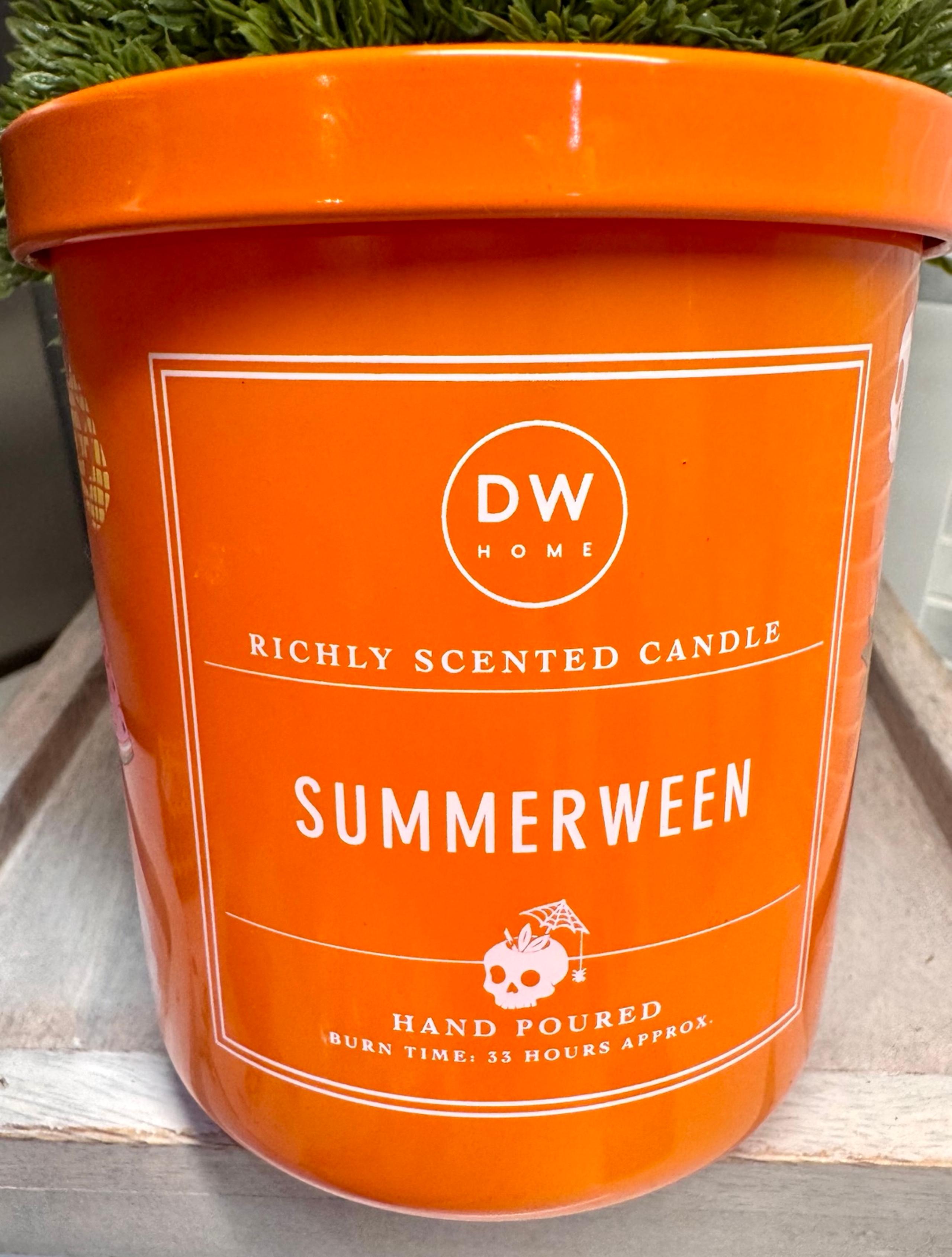 SUMMERWEEN DW Home Halloween Hand Poured Candle NEW