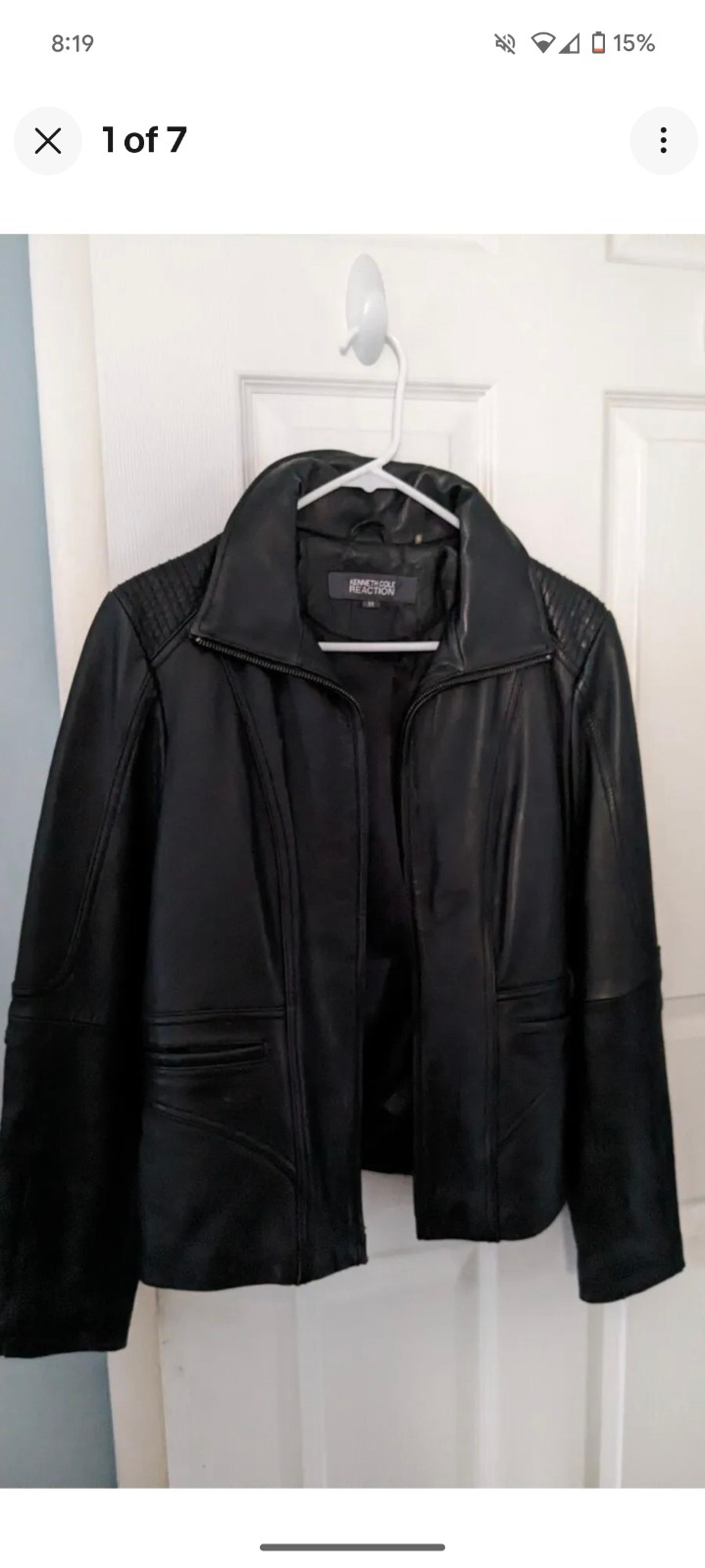 kenneth cole leather jacket women - Kenneth Cole New York