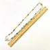 Vintage Floral Flowers Chinese Cloisonne Golden Beads Enamel Porcelain Necklace