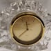 VTG Linden Quartz Mantle/Table Crystal Alarm Clock- Iceberg