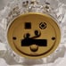 VTG Linden Quartz Mantle/Table Crystal Alarm Clock- Iceberg