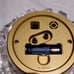VTG Linden Quartz Mantle/Table Crystal Alarm Clock- Iceberg