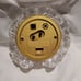 VTG Linden Quartz Mantle/Table Crystal Alarm Clock- Iceberg