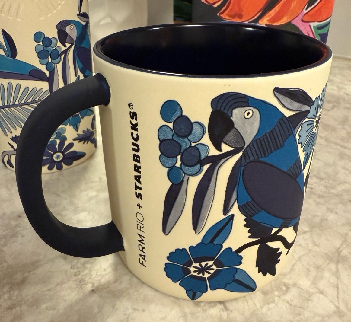 Farm Rio x Starbucks Cobalt Mug