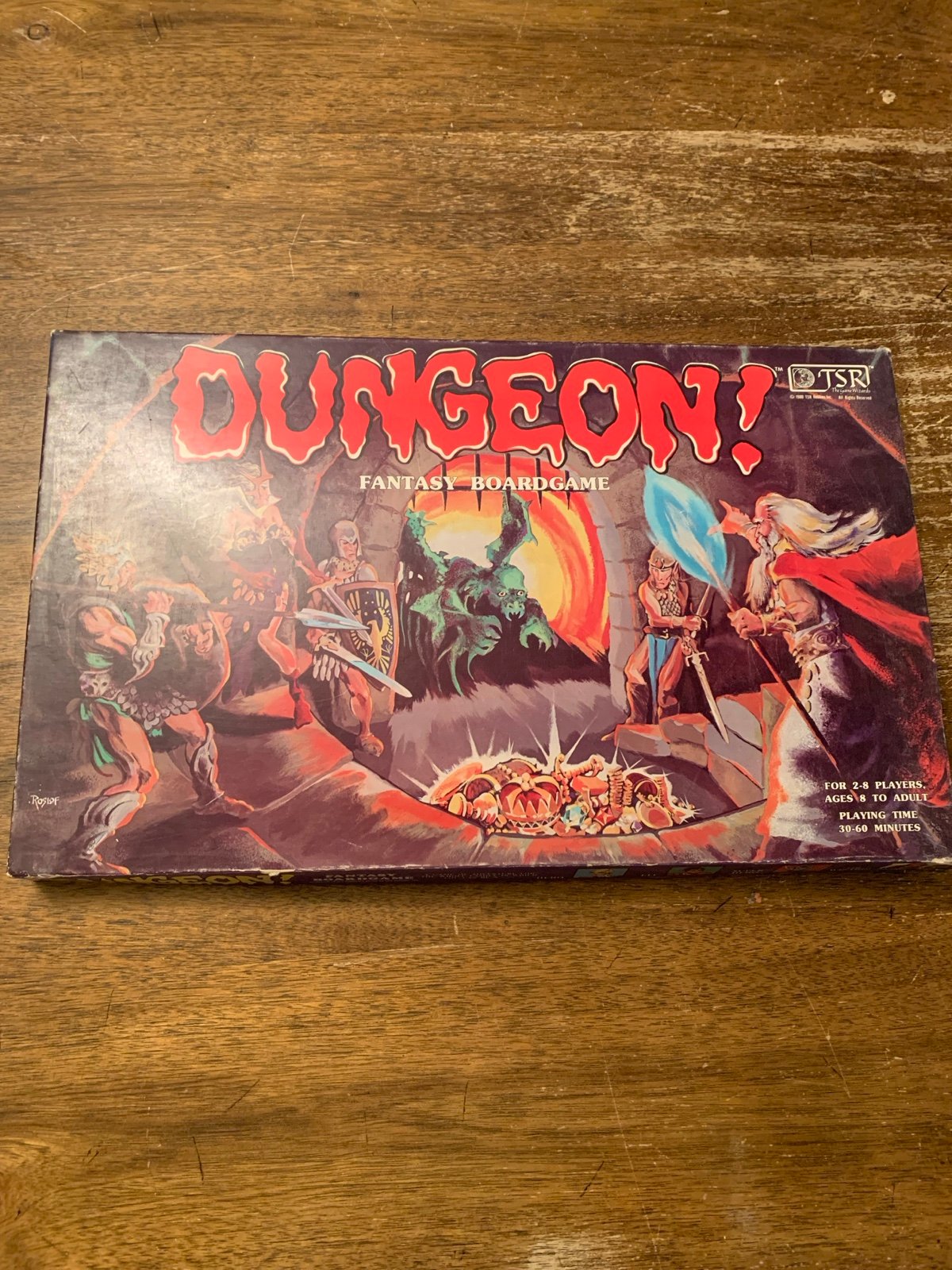 Dungeon! TSR D&D Fantasy Board Game 1981