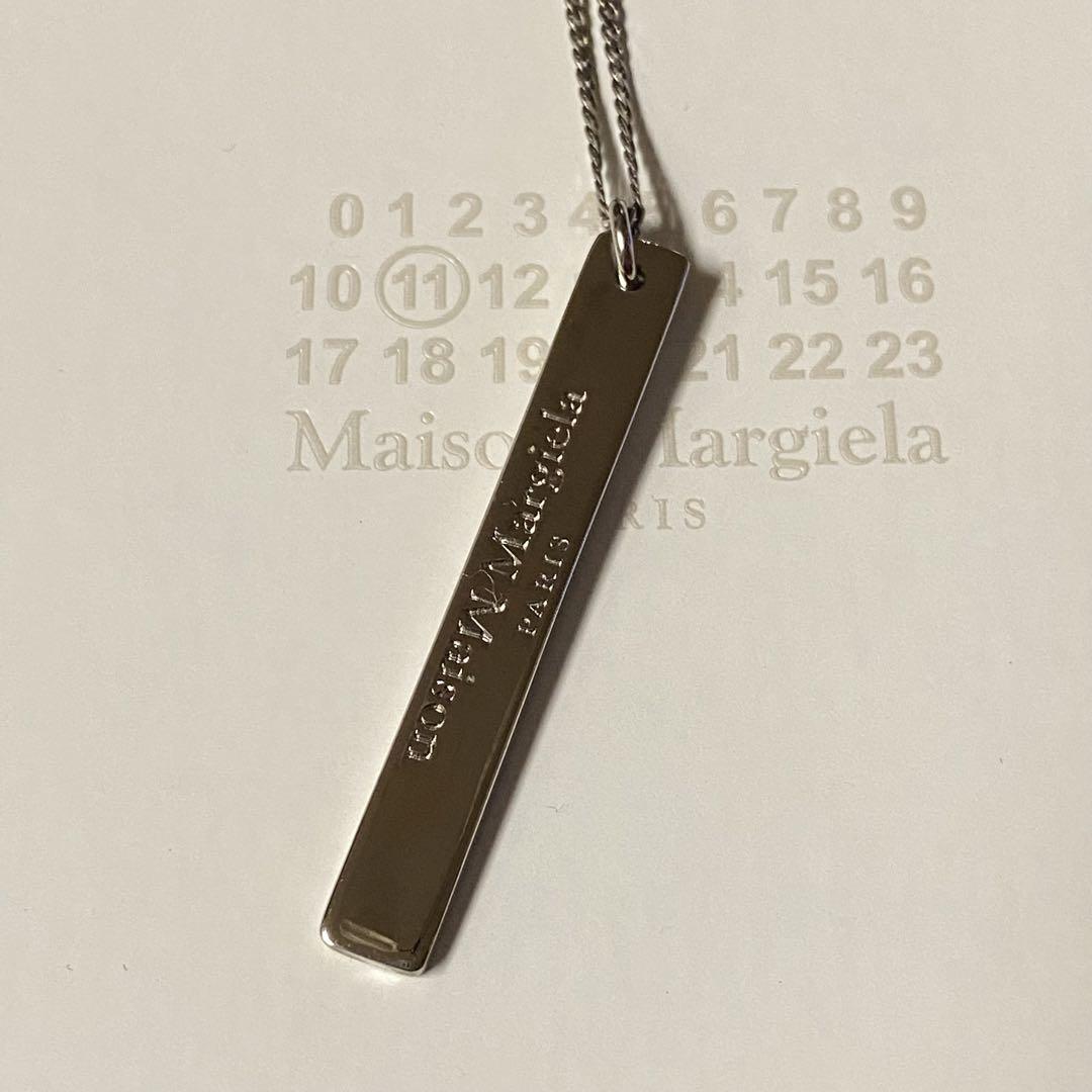 Maison Margiela☆【完売間近】NECKLACE ネックレス / silver Maison Margiela Logo Ring Necklace | italist