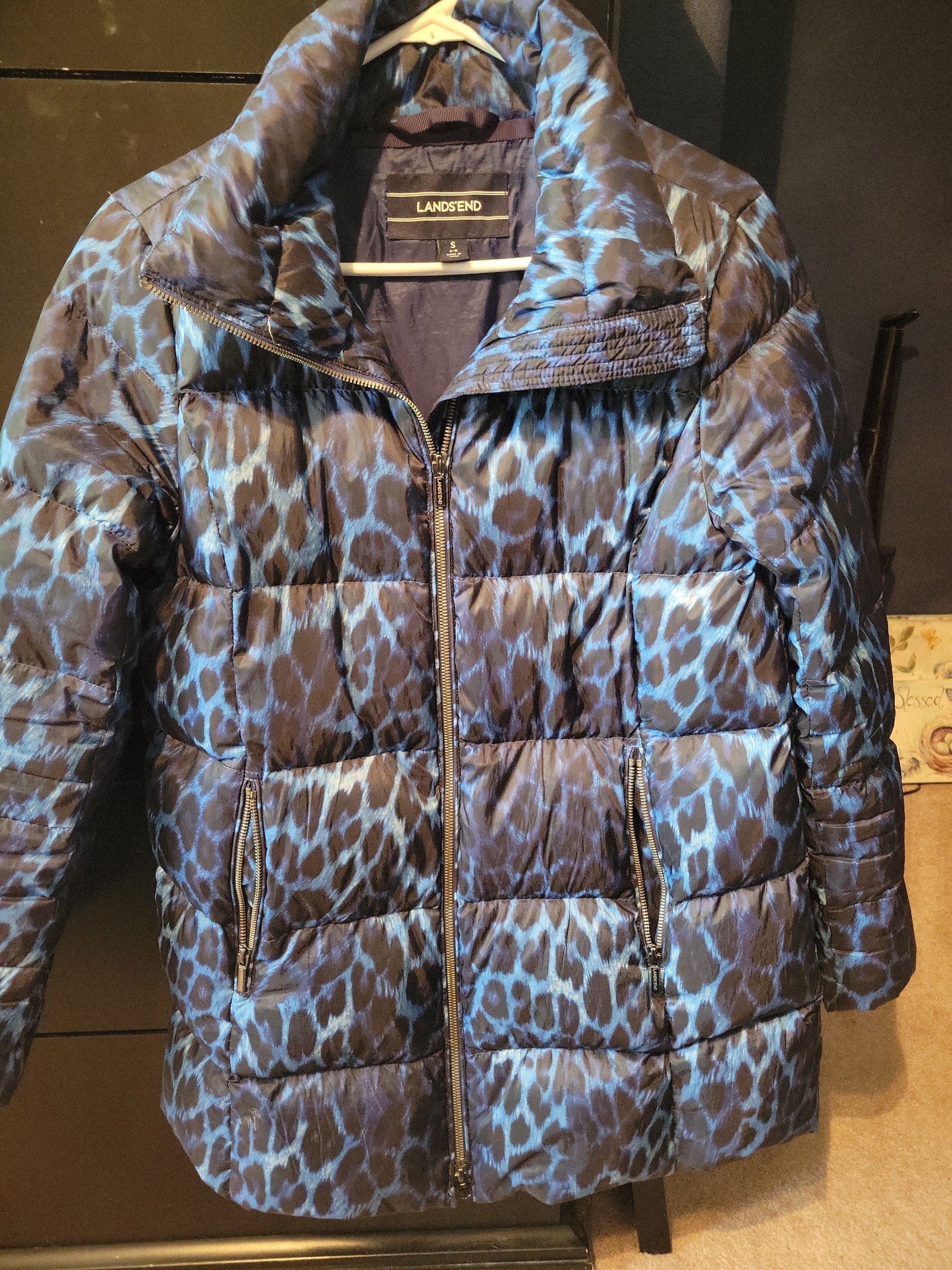 Lands End puffer coat