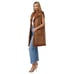 BLANK NYC Touch And Go Vest in Brown XSmall Womens Vegan Coat Faux Fur leather