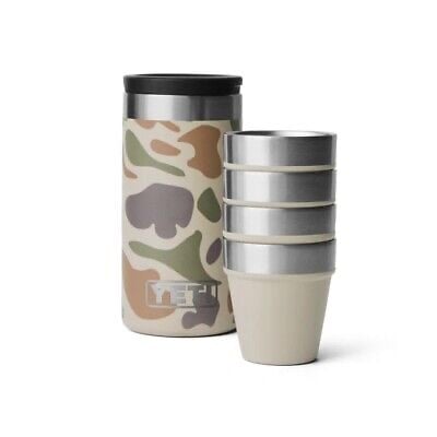 Yeti Tan Camo Shot Glass Set
