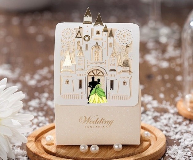 Disney Princess & The Frog wedding candy gift favor boxes 50ct