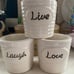 Set of 3 Succulent Planter or/ Votive Holder