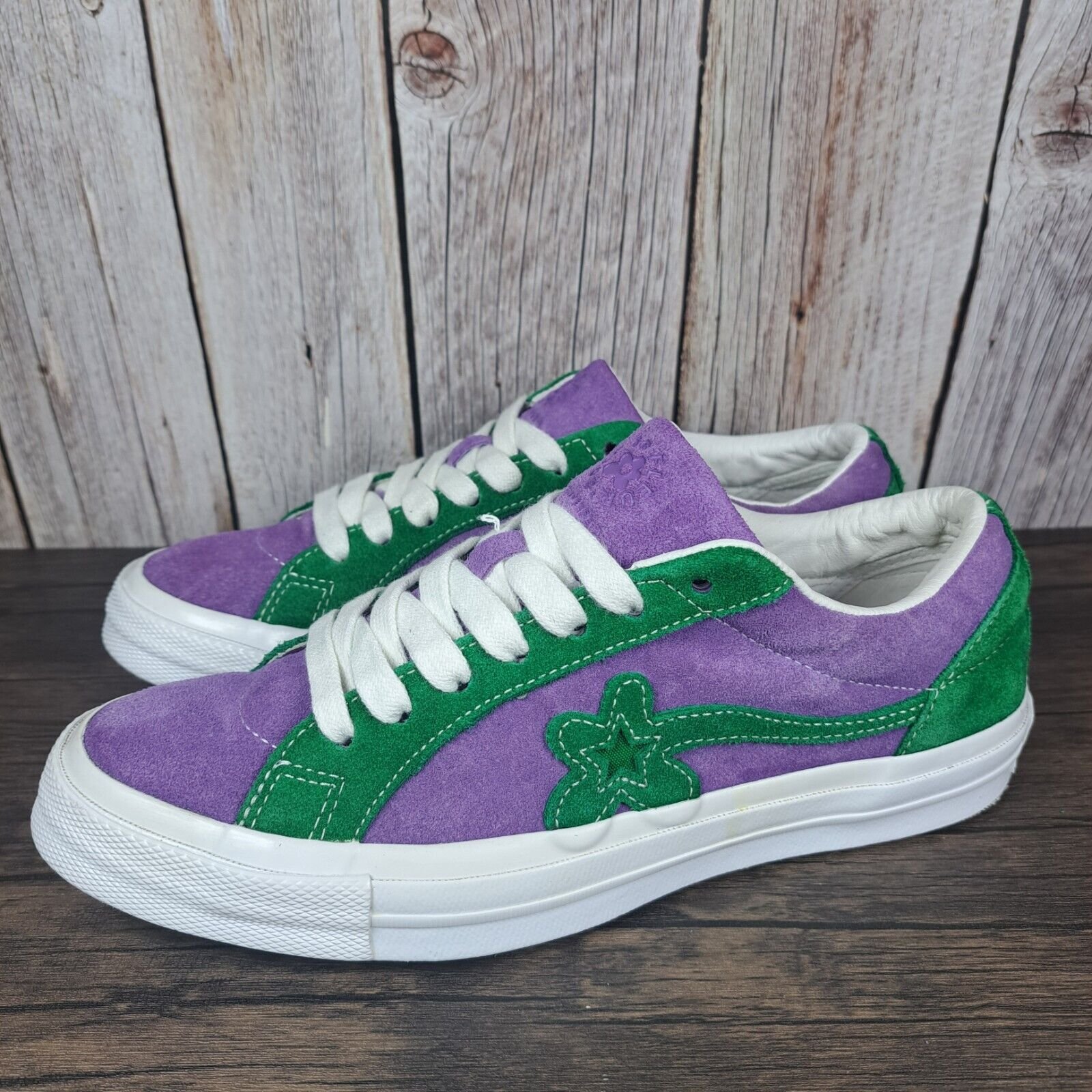 Converse Golf Le Fleur x OneStar OX Purple Heart Jolly Green Mens 7.5 Womens 9.5