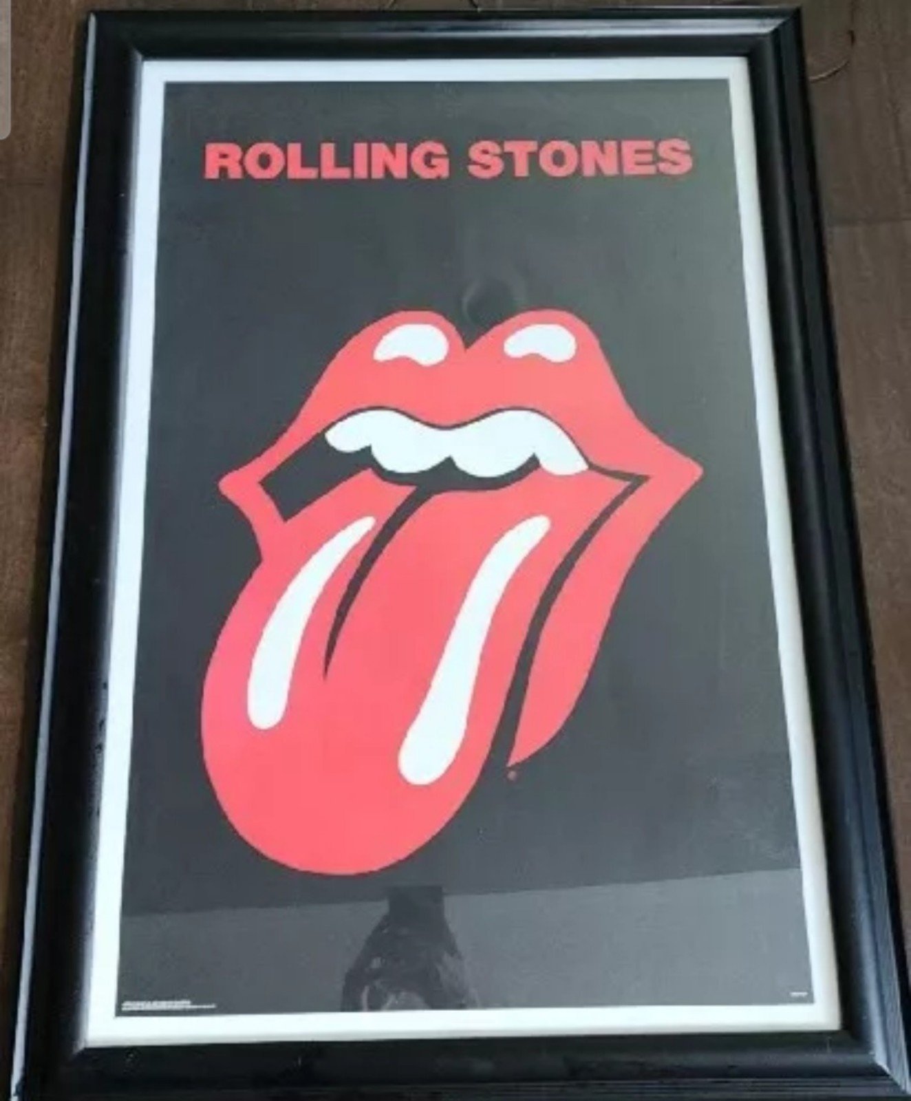 2002 Rolling Stones & Tongue RST Concerts 28x40 Wood Framed Poster USA Art Wall