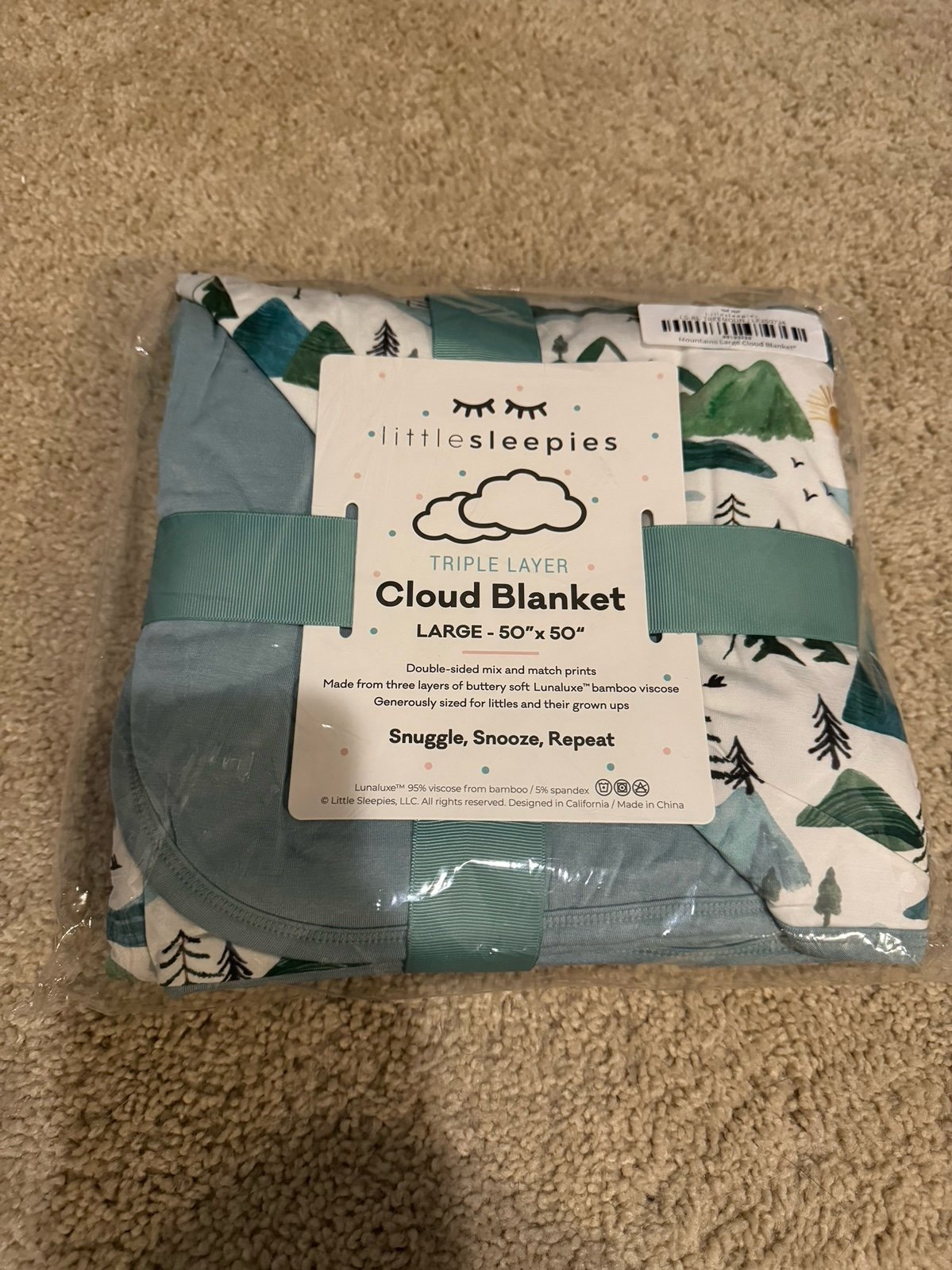 Little Sleepies Mountain Mist Cloud