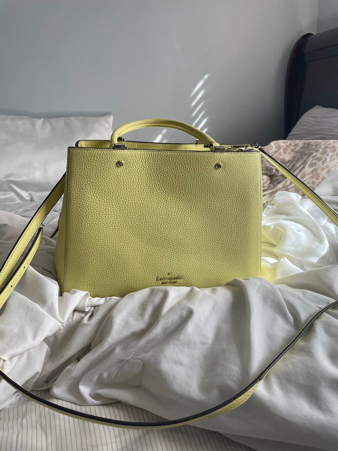 Yellow kate spade purse