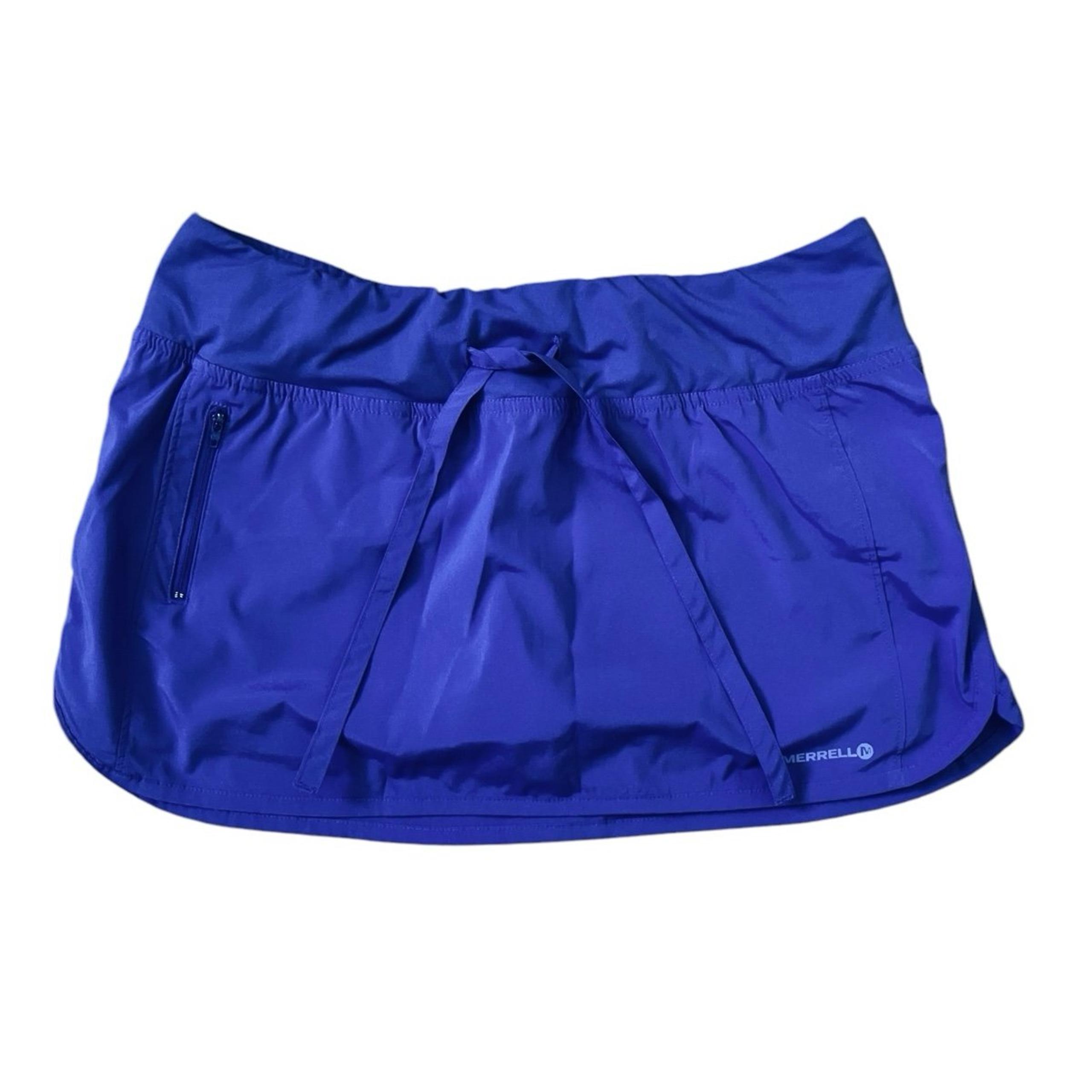 Merrell Skort Skirt Women M Purple Running Athletic Tennis Golf Opti Wick UPF 50