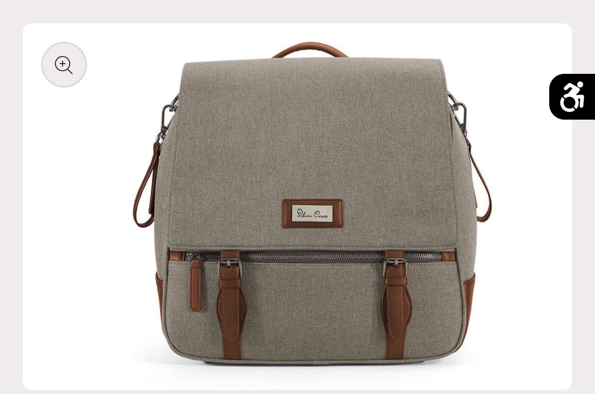 Silver Cross diaper bag - Wave model (sand)