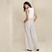 NWT! Banana Republic Linen-Blend Wide-Leg Pleated Trouser - Size 10