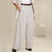 NWT! Banana Republic Linen-Blend Wide-Leg Pleated Trouser - Size 10