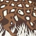 Stunning Vintage Lanvin Silk Scarf Crouching Big Cat 17 In by 60 In Mint Cond