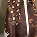 Stunning Vintage Lanvin Silk Scarf Crouching Big Cat 17 In by 60 In Mint Cond