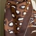 Stunning Vintage Lanvin Silk Scarf Crouching Big Cat 17 In by 60 In Mint Cond