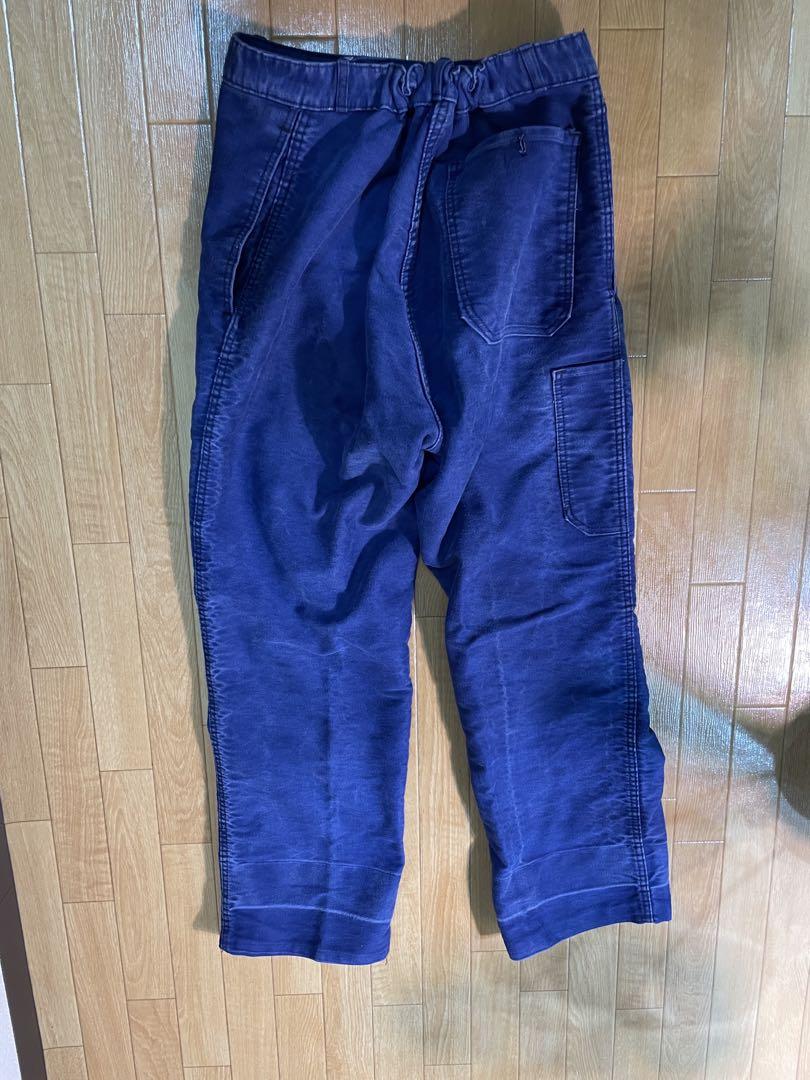 60-70s Le Mont Saint-Michel canvas pants