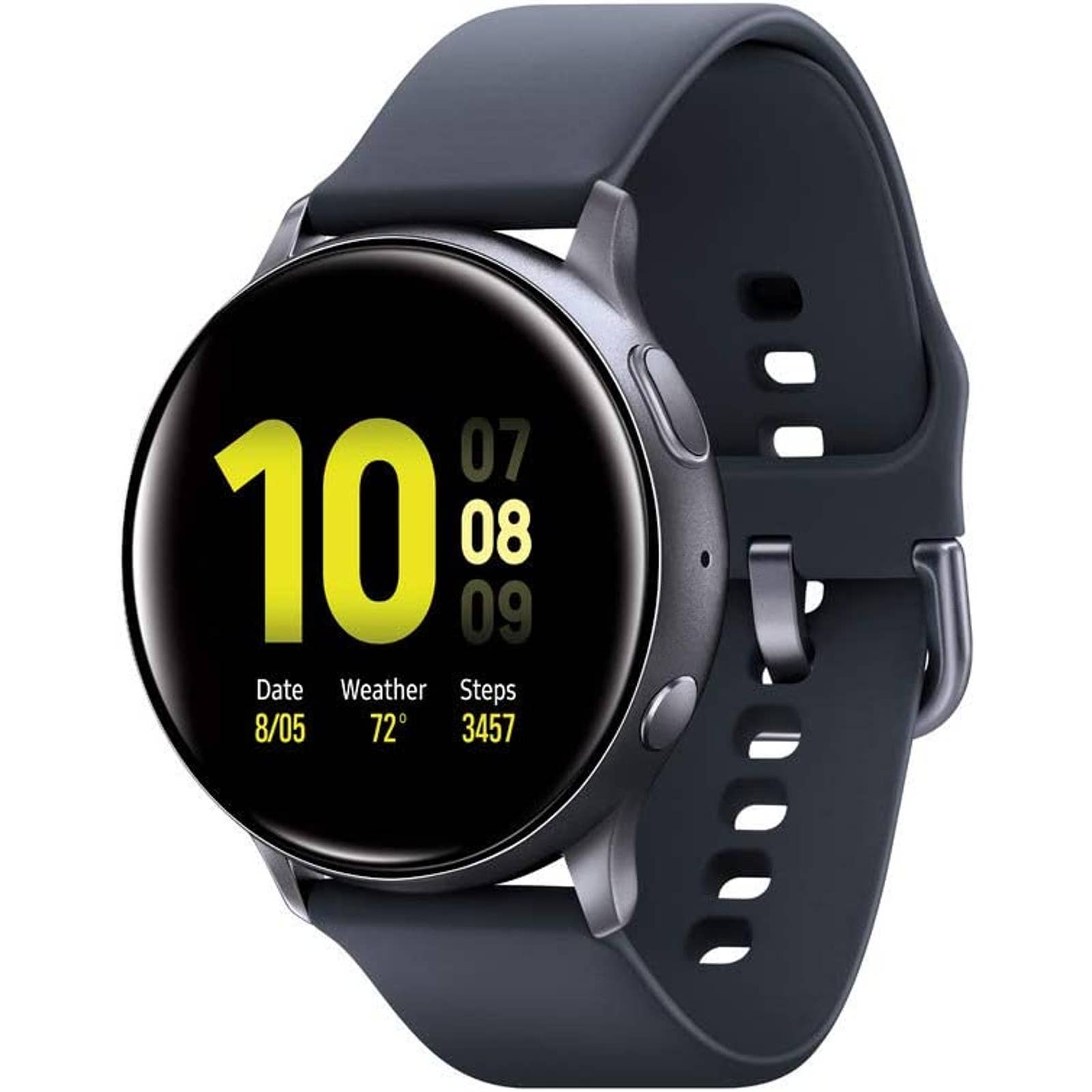 Copied - Samsung - Galaxy Watch Active2 Smartwatch 44mm Aluminum - Aqua Black