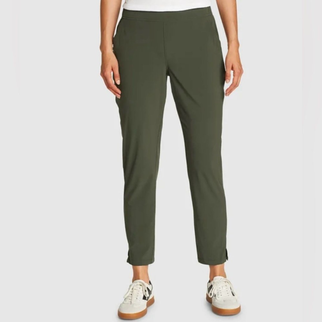 EDDIE BAUER Green Women's Departure Ankle Pants size S