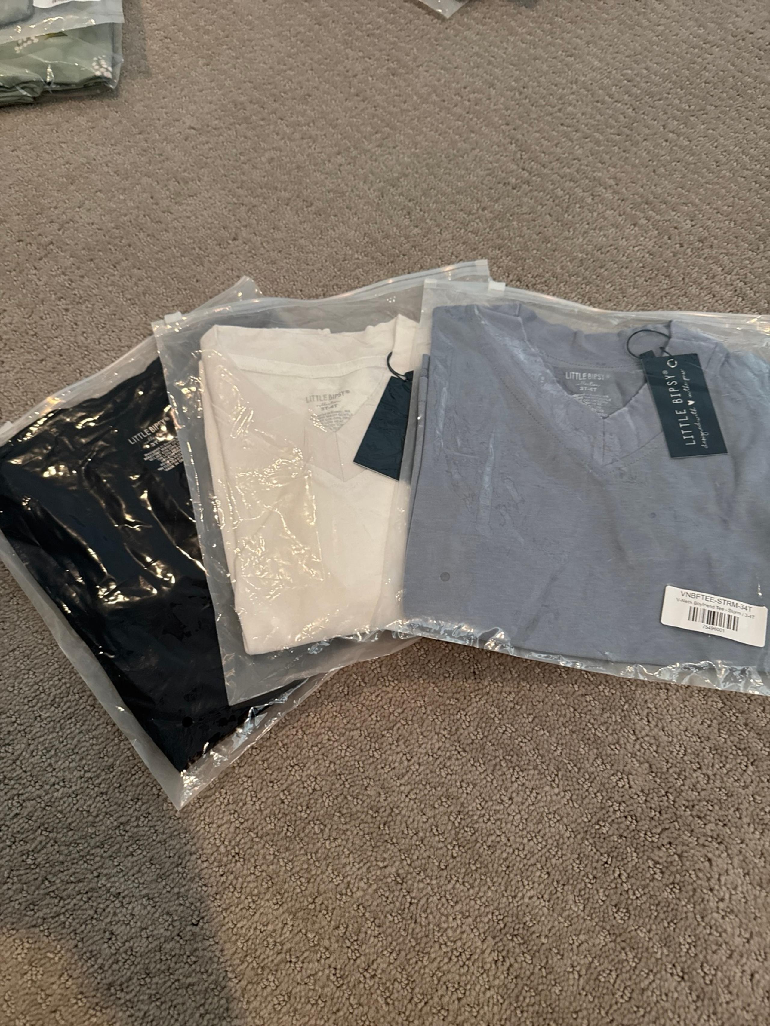 Little Bipsy V Neck Tee Bundle