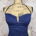 Tommy Bahama Navy Blue V-Cut One Piece Swimsuit Size 6