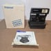 Vtg 1986 Polaroid 600 One Step Instant Camera w/ Box Made in UK (tested good)