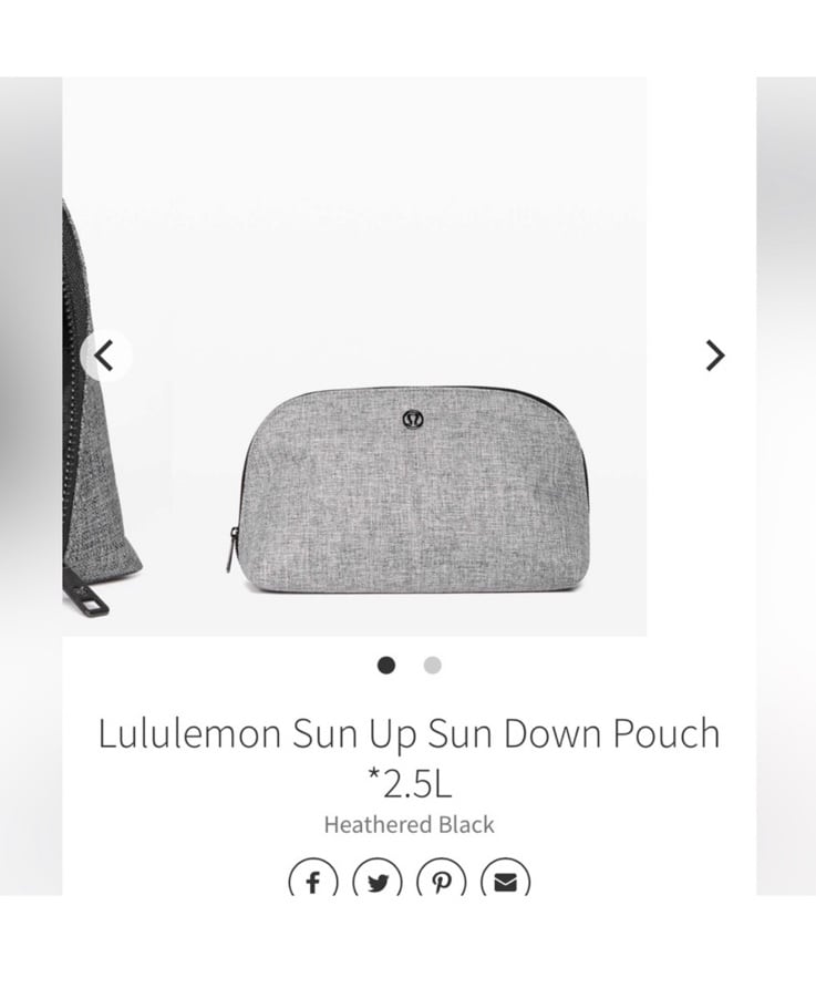Lululemon Sun Up Sun Down Pouch *2.5L