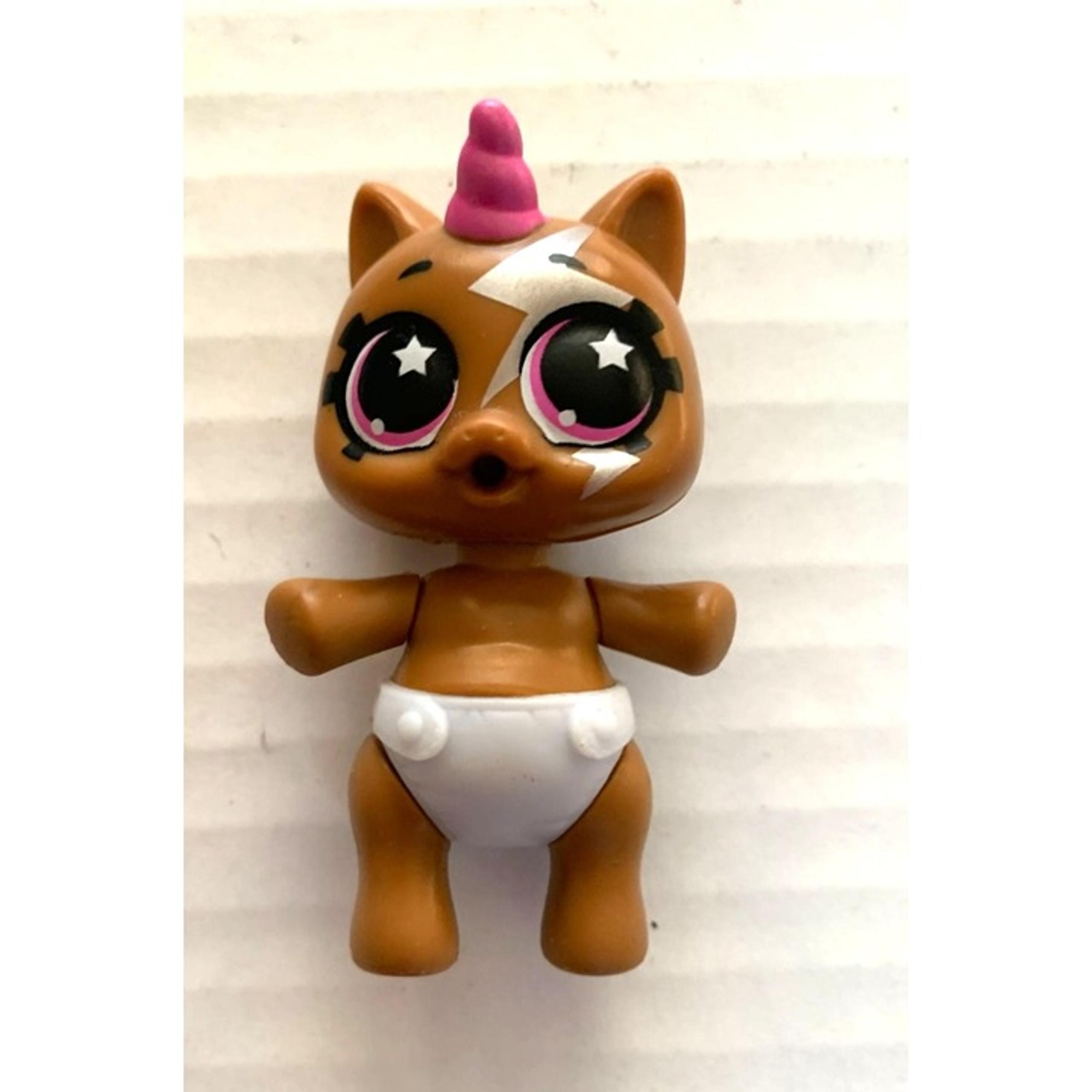 Zuru 5 Surprise Unicorn Figure Action Play Toy Newborn Brown
