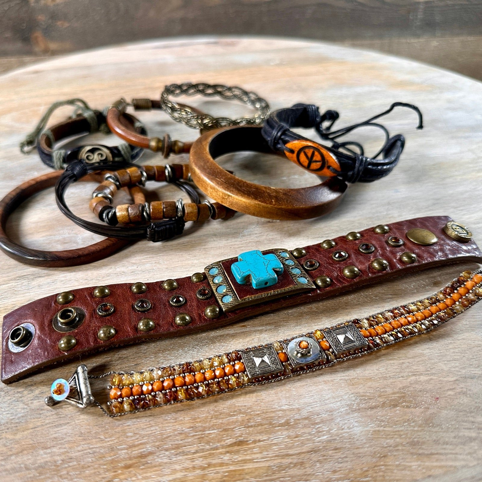 East Bend: Know Coast - Leather Cuff Bracelets