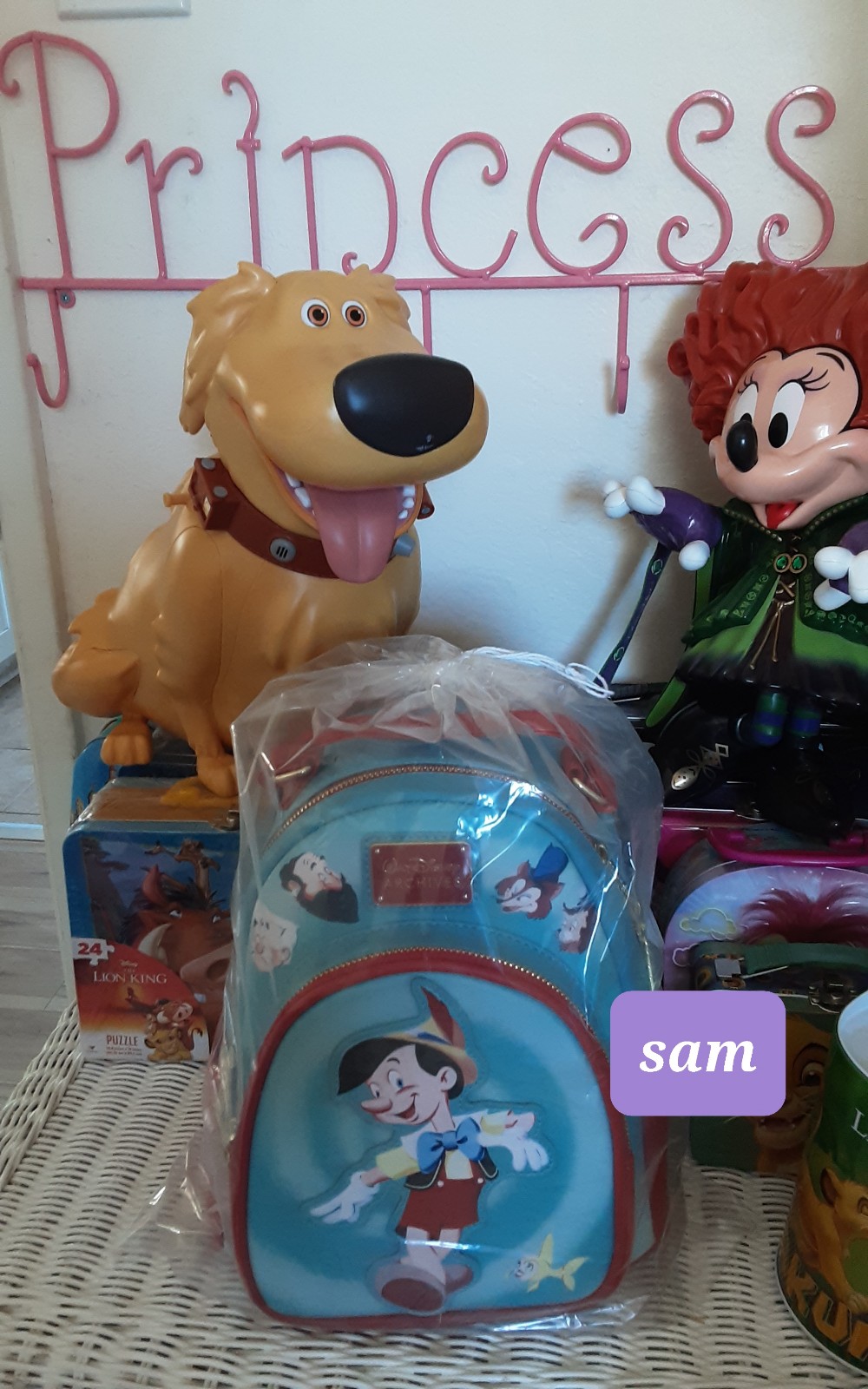 Loungefly Disney Backpack: Archives: Pinocchio Mini-Backpack