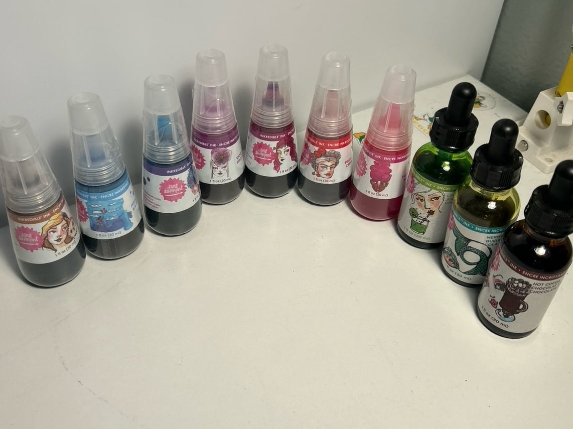 Inkredible Ink Jane Davenport LOT of 10 Unused