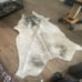 Cowhide faux rug