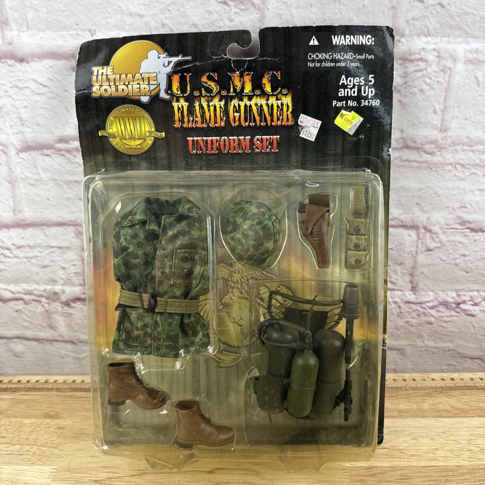 Vintage 21st Century Toys Ultimate Soldier flame gunner! Sealed! Rare!