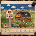 Vintage SEV VICKS Mendocino Artist Poster Print Signed