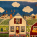 Vintage SEV VICKS Mendocino Artist Poster Print Signed